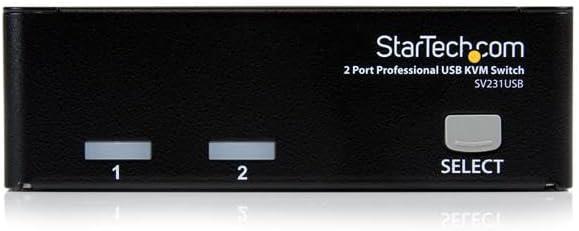 StarTech.com 2 Port Professional USB KVM Switch Kit with Cables (SV231USBGB - Image 5