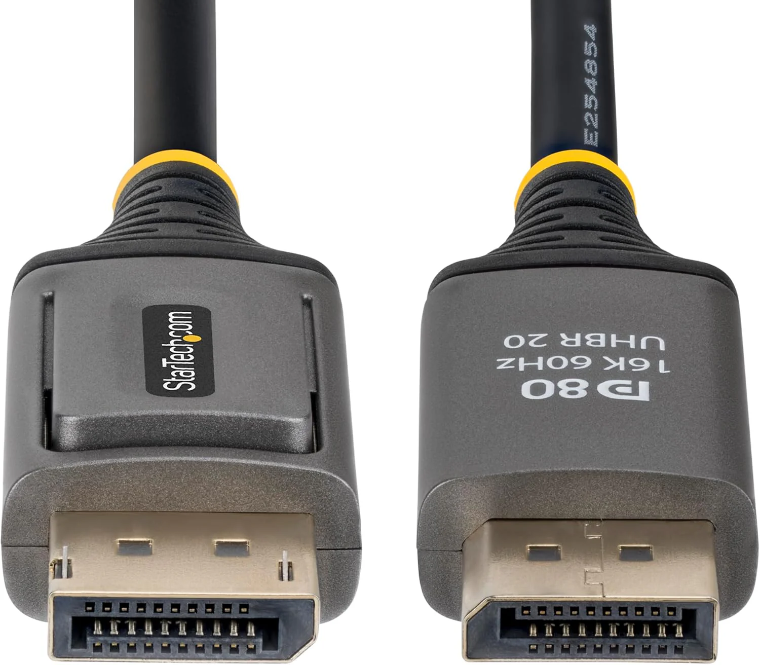 StarTech 2m DisplayPort 2.1 Cable, VESA Certified DP80 DisplayPort Cable, Uncompressed 10K/8K 60Hz, 16K 60Hz/8K 240Hz w/DSC 1.2a, DP 2.1 Monitor Cord - Image 2