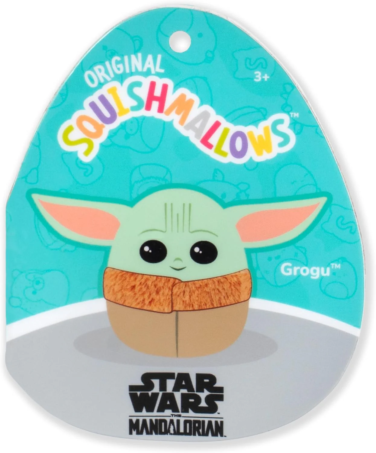 Squishmallows SQDI01992 - Star Wars Grogu 20 cm, offizielles Jazwares Plüsch, superweiches Kuscheltier - Image 2