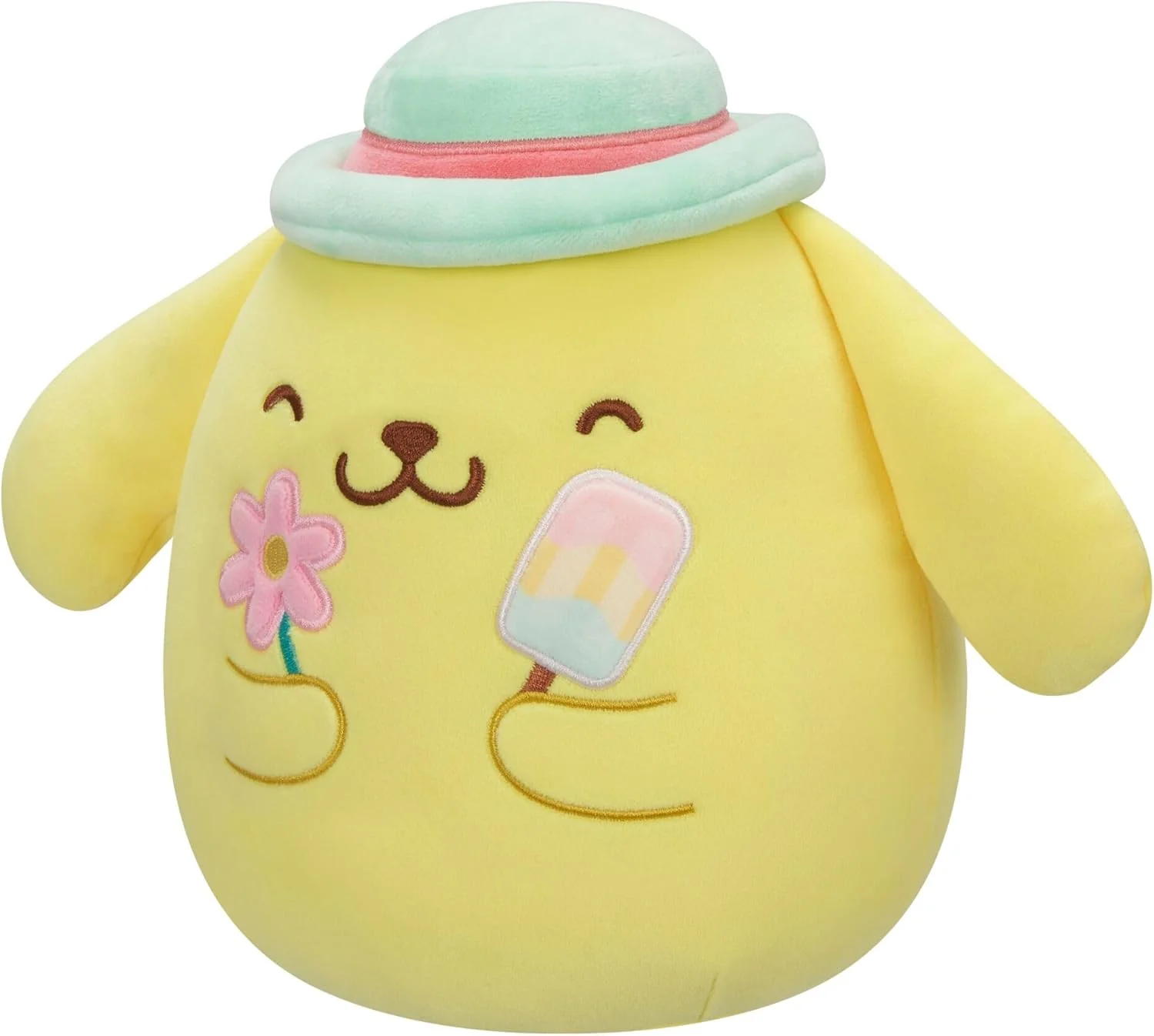 Sanrio Squishmallow Plush Figure Hello Kitty And Friends Seize The Moment Pompompurin Popsicle 20 Cm - Image 3