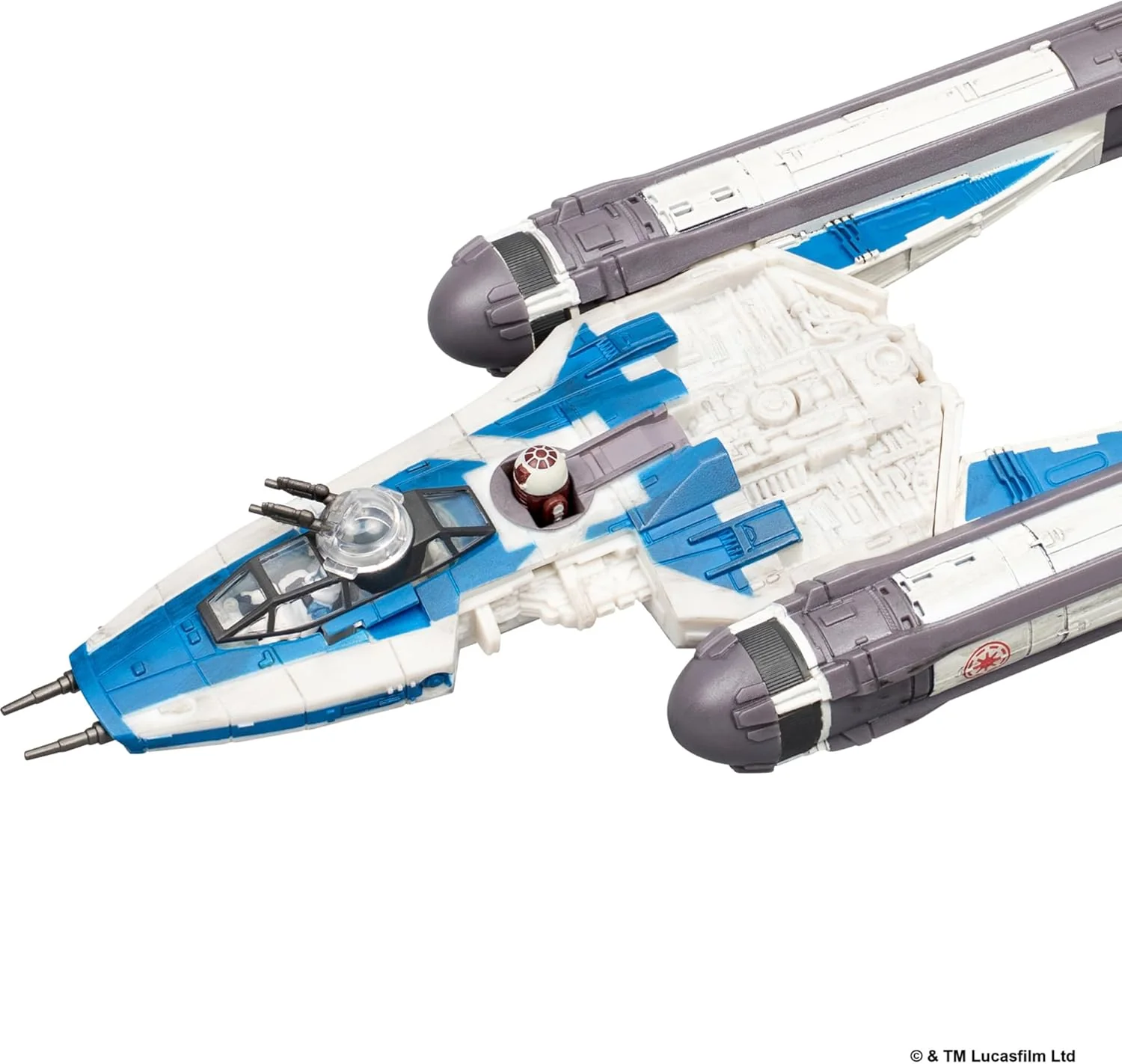 Star Wars™ Micro Galaxy Squadron SWJ0536 - BTL Y-Flügel Sternenjäger - offizielles 12,5 cm großes Fahrzeug mit 2 Micro-Figuren (2,5 cm) - Image 2