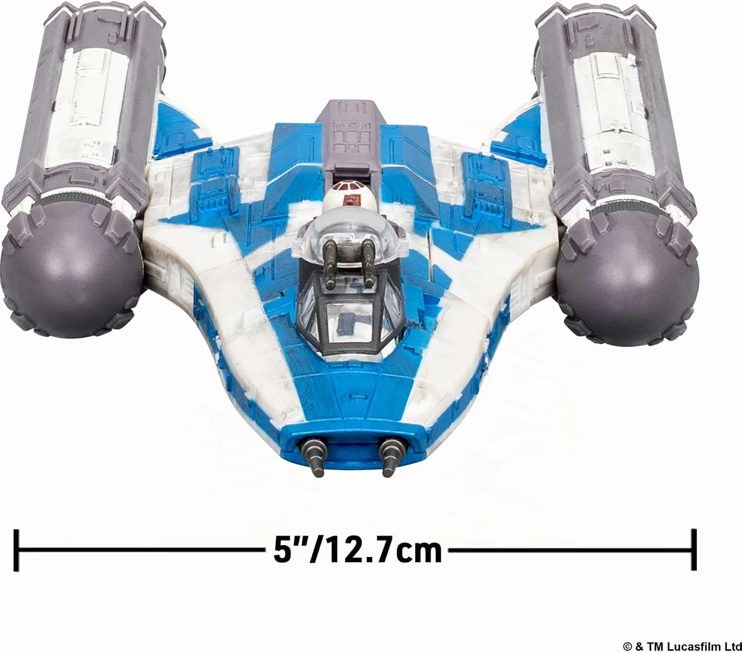 Star Wars™ Micro Galaxy Squadron SWJ0536 - BTL Y-Flügel Sternenjäger - offizielles 12,5 cm großes Fahrzeug mit 2 Micro-Figuren (2,5 cm) - Image 5