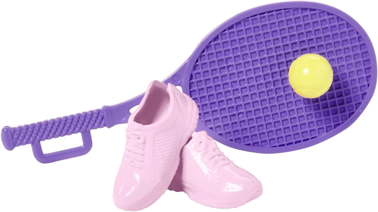 Barbie Self-Care Doll, Brunette Posable Workout Doll with Puppy & Accessories Including Roller Skates & Tennis Rackets - Image 7