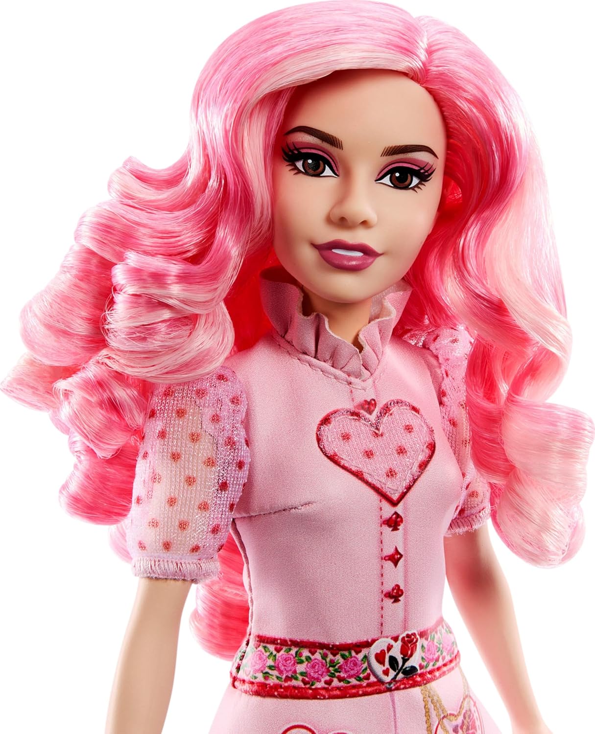 Mattel Disney Descendants: The Rise of Red Singing Bridget, Young Queen of Hearts Doll in Movie-Inspired Clothes, Sings “Shuffle of Love” in English - Image 2