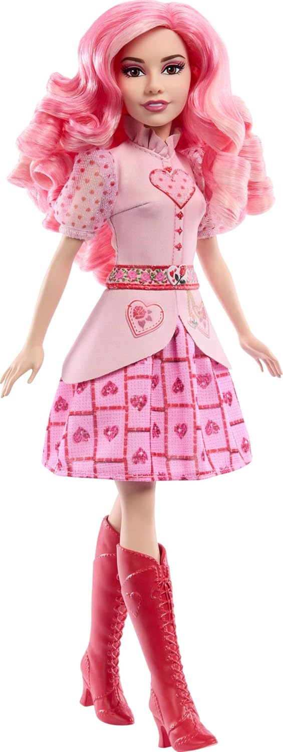 Mattel Disney Descendants: The Rise of Red Singing Bridget, Young Queen of Hearts Doll in Movie-Inspired Clothes, Sings “Shuffle of Love” in English - Image 6