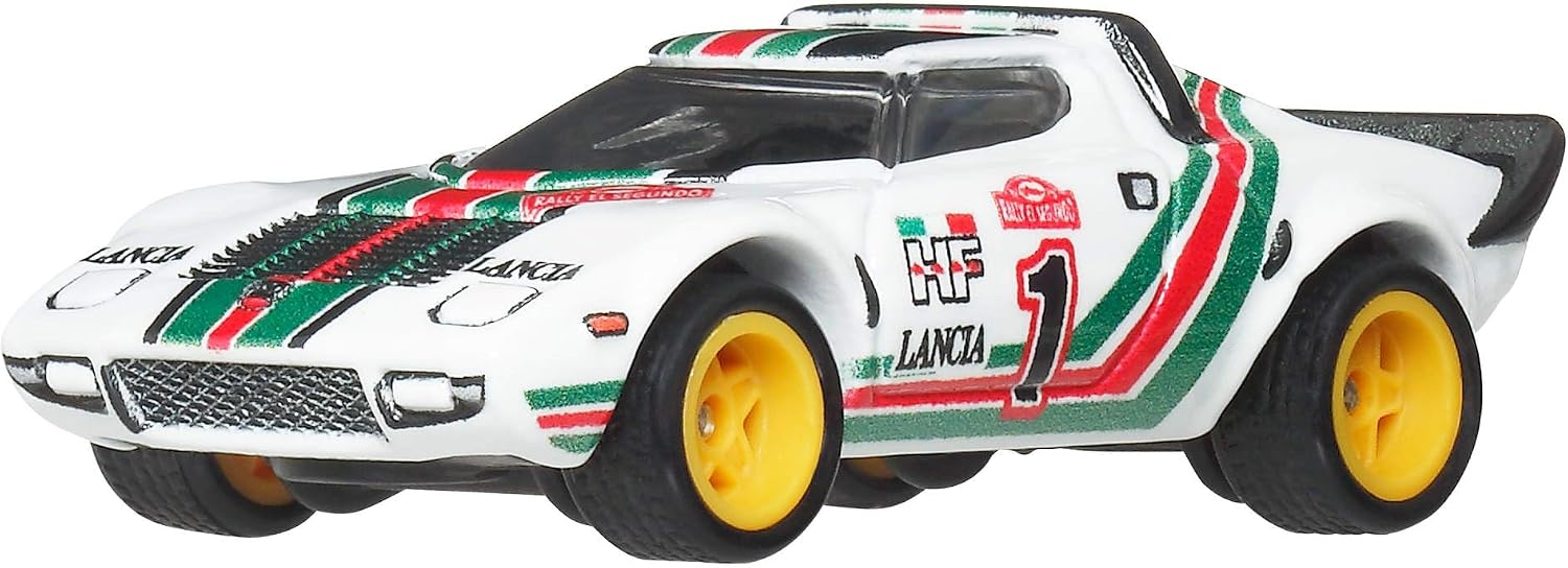 Hot Wheels Lancia Stratos Car Culture Vehicle, Premium 1:64 Scale Die-Cast Toy Car with Real Riders Tires & Metal/Metal Body & Chassis, JKF26 - Image 2