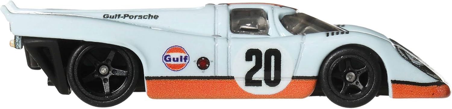 Hot Wheels Porsche 917 K Car Culture Vehicle, Premium 1:64 Scale Die-Cast Toy Car with Real Riders Tires & Metal/Metal Body & Chassis, JKF03 - Image 5