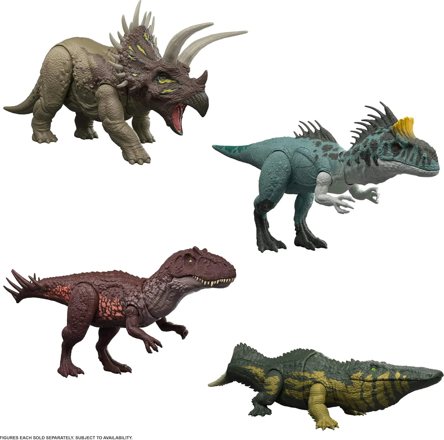 Mattel Jurassic World Wild Roar Metriacanthosaurus Dinosaur Action Figure Toy, Sounds & Attack & Lights, Scan Code for Digital Play, JKL83 - Image 5