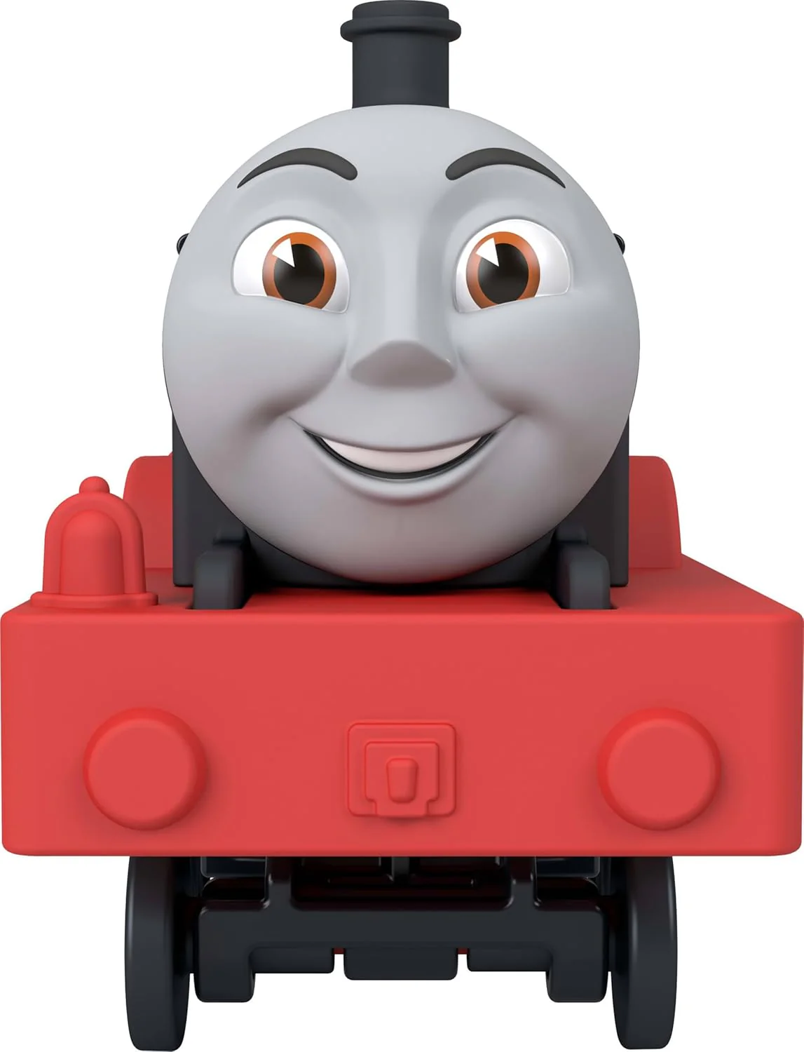 Thomas & Friends von Fisher-Price Batteriebetriebener Spielzeugzug, Batteriebetriebene Lok James mit Kohlewagen, Klassische Figuren aus der Serie, JLL51 - Image 5