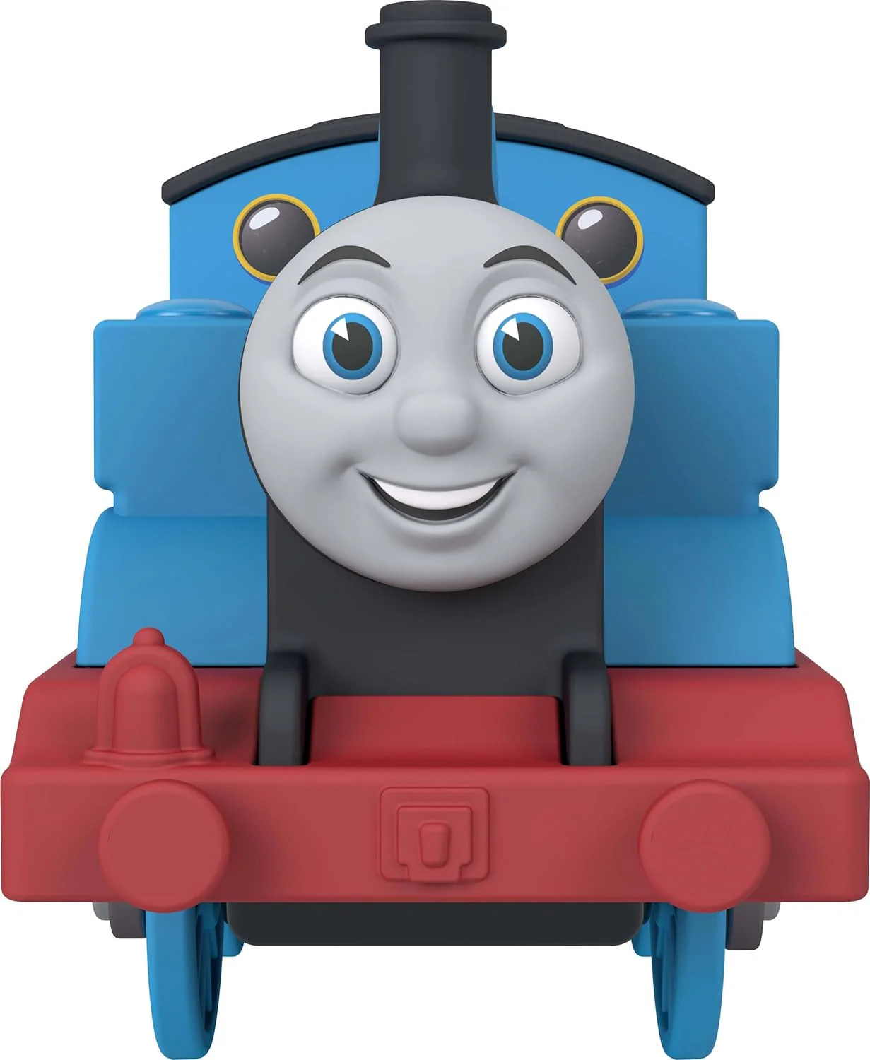 Thomas & Friends von Fisher-Price Batteriebetriebener Spielzeugzug Thomas mit Frachtwaggon, Batteriebetriebene Lokomotive, mit klassischen Figuren aus der Serie, JLL45 - Image 3
