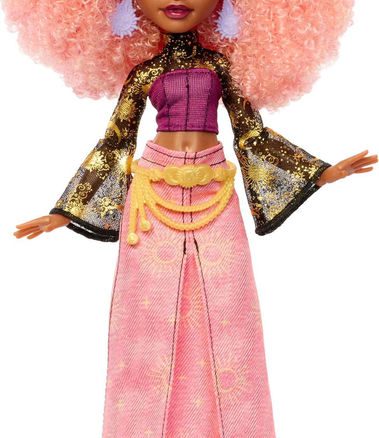 Monster High Doll, Moonspell Magic Rae Lumina The Sun Witch with Cauldron Surprise & Accessories like Candle & Spellbook, JMB91 - Image 4