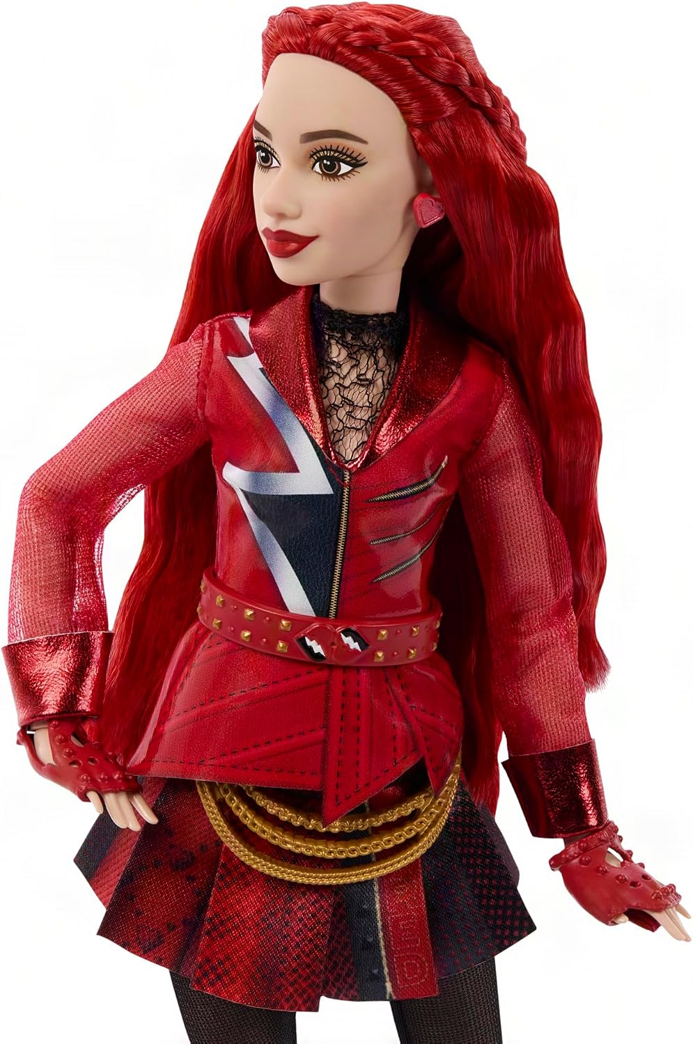 Mattel Disney Descendants: Wicked Wonderland, Red, Daughter of Queen of Hearts Fashion Doll, with Removable Outfit & Accessory, Inspired by the Movie, JMP45 - Image 2