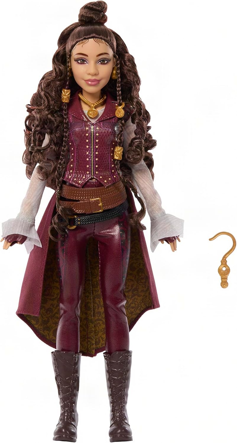 Mattel Disney Descendants: Wicked Wonderland Fashion Doll & Accessory, Hazel Hook, Daughter of Hook with Movie-Inspired Clothing, JMP48 - Image 3