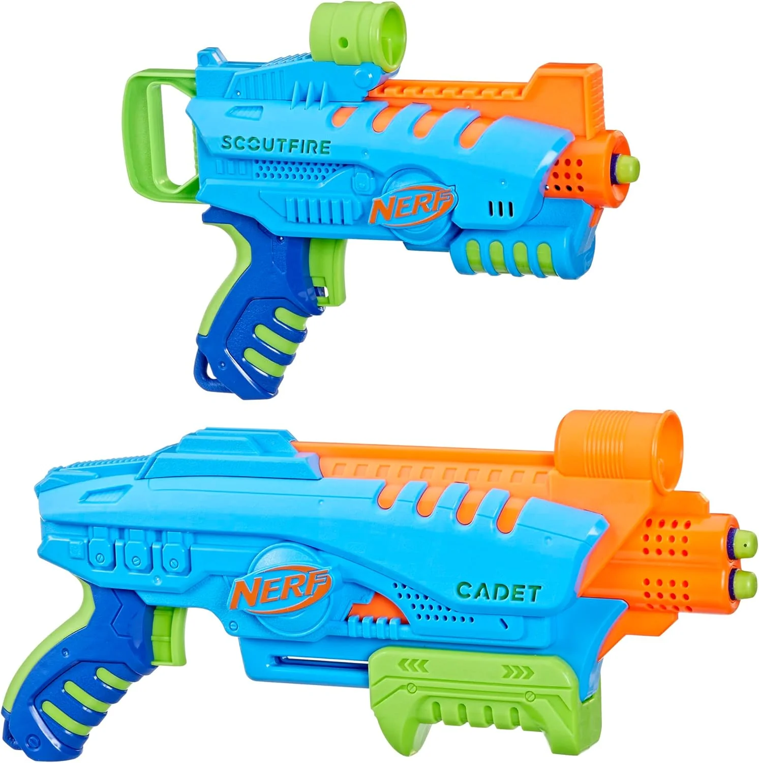 NERF Elite Junior Ultimate Starter Set, 2 Easy Play Blasters, 15 Darts for Kids Outdoor Games, Ages 6 & Up - Image 6