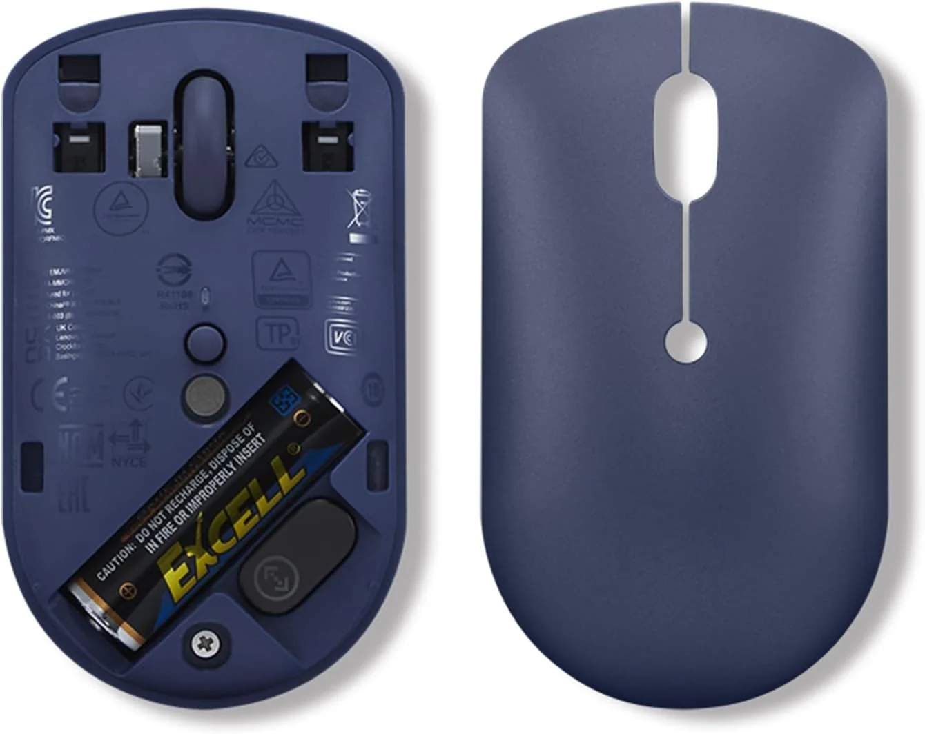 Lenovo 540 USB-C Compact Wireless Mouse (Abyss Blue - Image 5