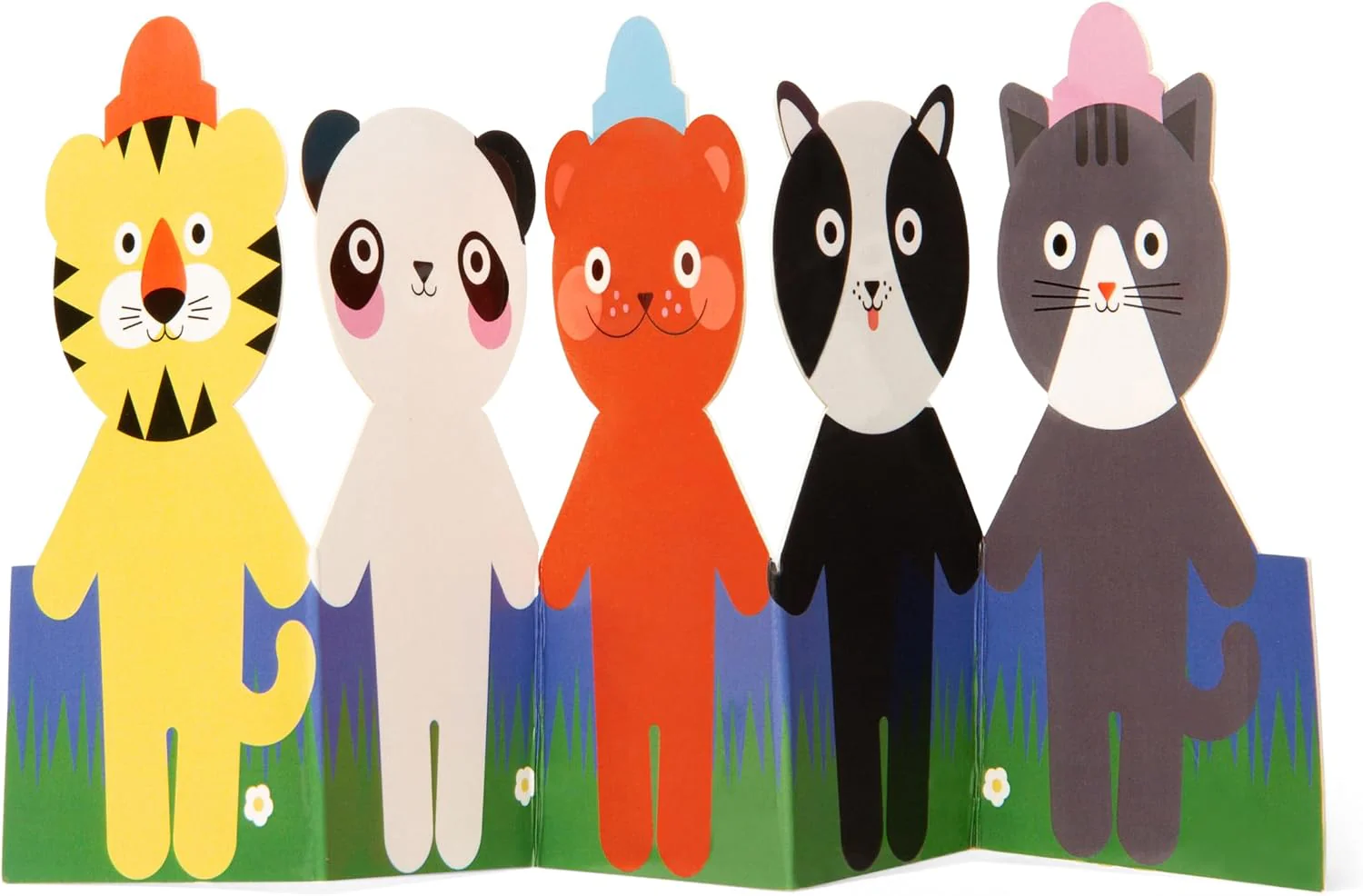 Kikkerland Dierenverkleedstickers - herbruikbaar stickerboek met mix en match - inclusief 10 dieren en 6 vellen stickers (42 in totaal - Image 3
