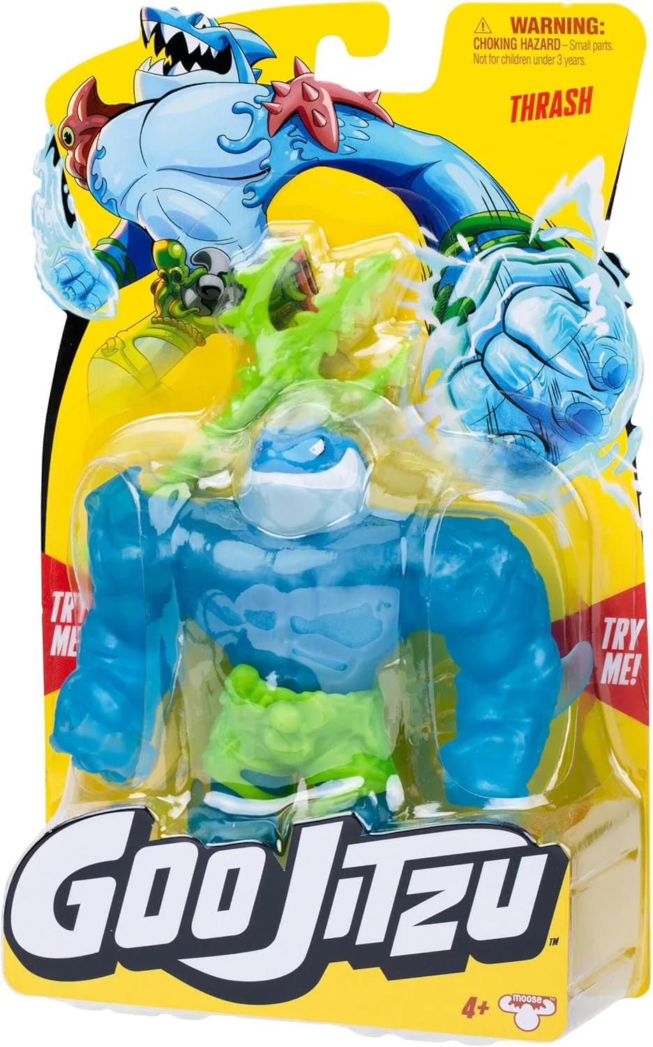 Goo Jitzu, Thrash, Stretchy Collectible Action Figure, With Unique Goo Filling & Weapon, Tactile Sensory Toy That Stretches Up To 3x Its Size - Image 5
