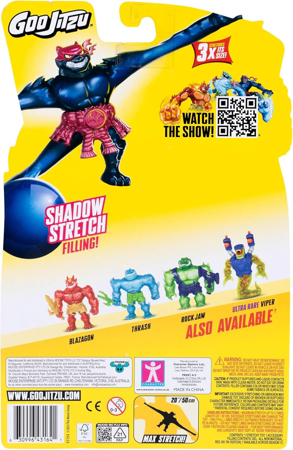 Goo Jitzu, Pantaro, Stretchy Collectible Action Figure, With Unique Goo Filling & Weapon, Tactile Sensory Toy That Stretches Up To 3x Its Size - Image 3