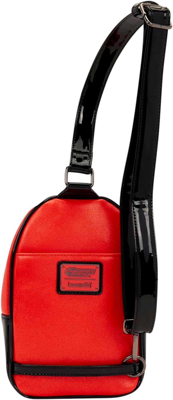 Loungefly Cartoon Network: Powerpuff Girls – His Infernal Majesty – Borsa a tracolla con ciondolo con cerniera – ideale per bambini e adulti – borse da collezione - Image 2