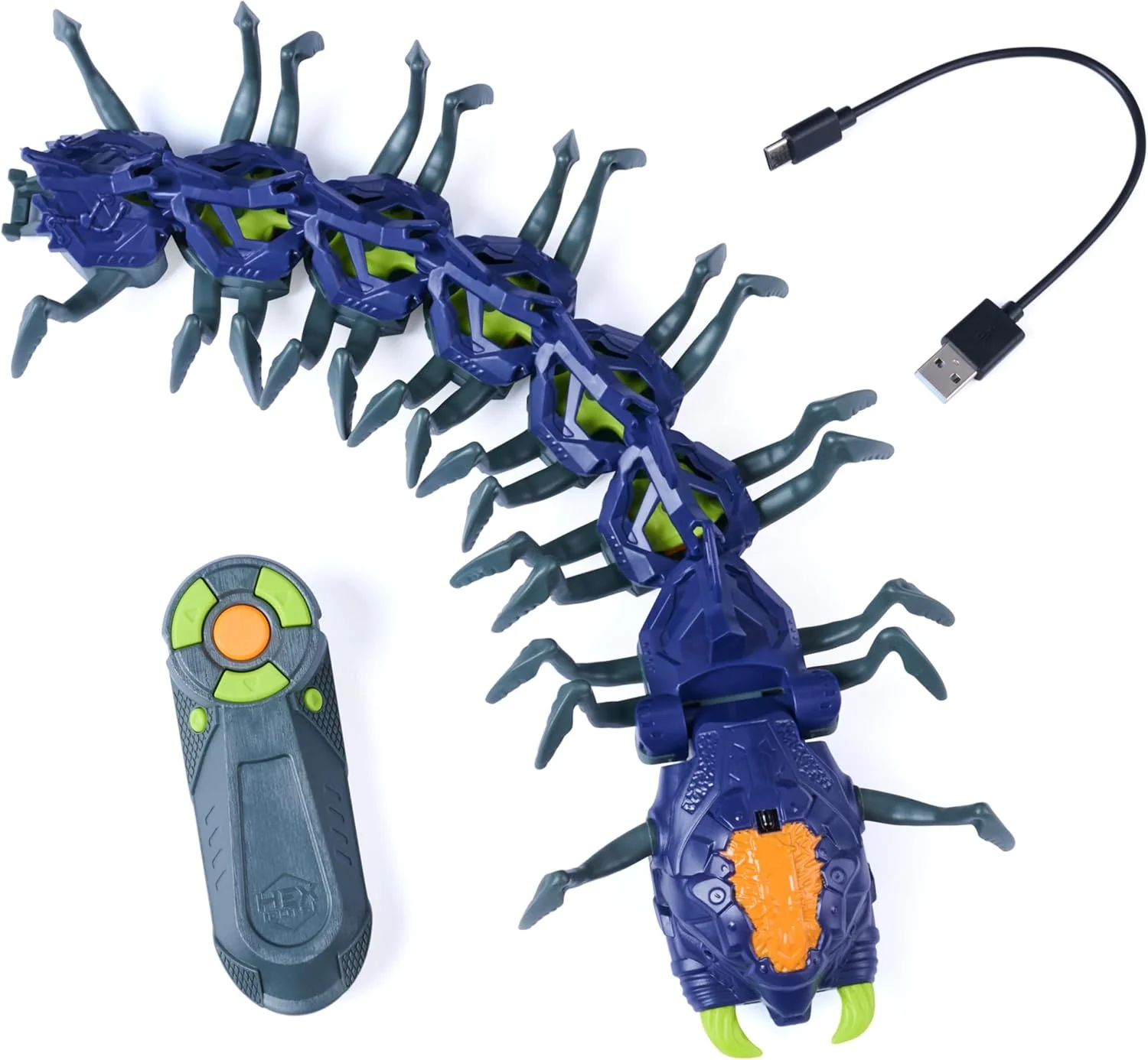 HEX Bots Explodapede Remote Control Robot Centipede Robot Toys with Light Up Eyes, Prank Toys for Kids Ages 4+ - Image 2