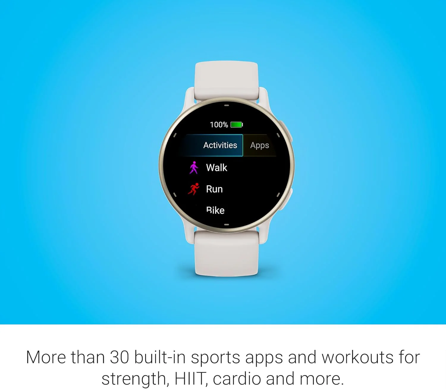 Garmin vívoactive 5, AMOLED GPS Smartwatch , All-day Health Monitoring, Advanced Fitness Features, Personalised Sleep Coaching, Music and up to 11 days battery life, Ivory - Image 5