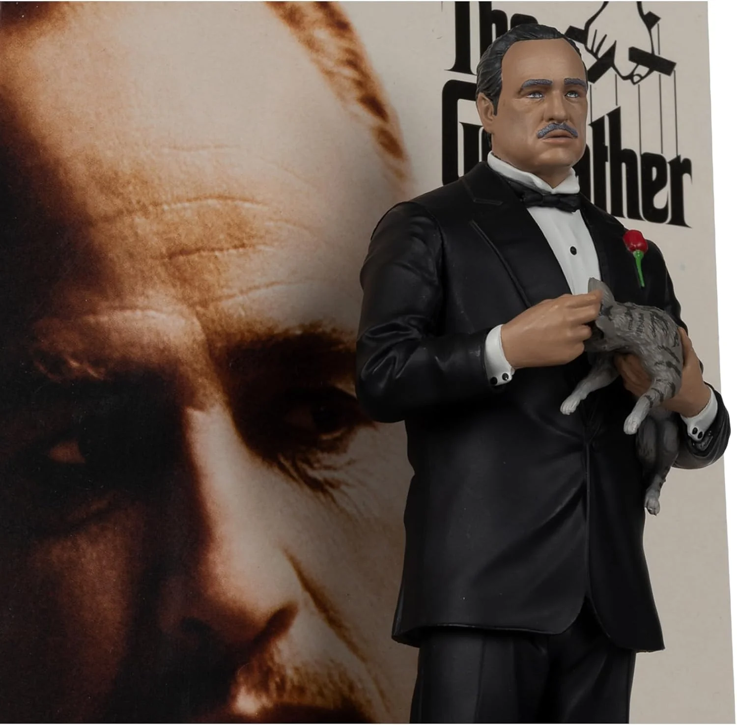 McFarlane The Pate Movie Maniacs Paramount - Statuetta di Don Corleone, 17 cm - Image 3