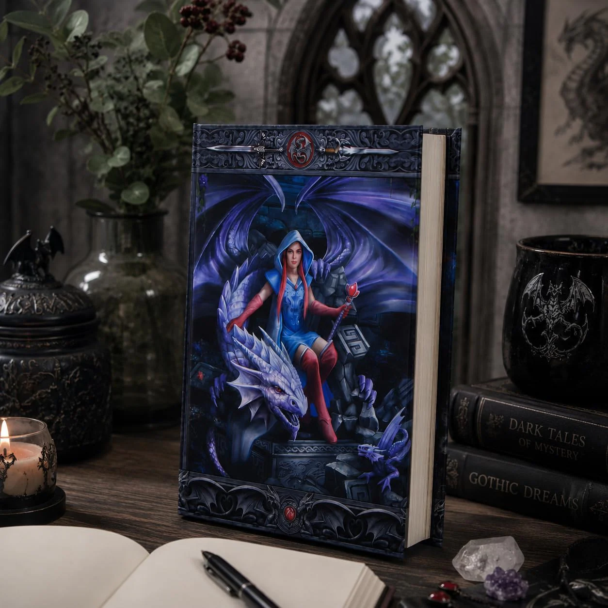 Anne Stokes A5 Gothic Fantasy Journals 17cm – Hardback Writing Notebooks (Dragon Mage - Image 5