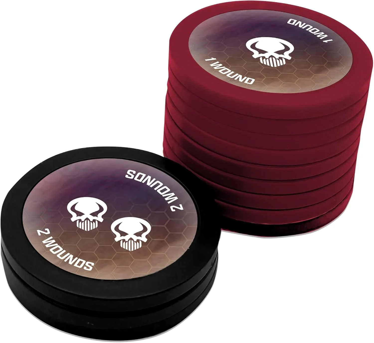 Renegade Games: Heroscape - Premium Wound Markers - 12 Piece Set, 1 & 2 Wound Tokens, Make Tracking Faster & Cleaner, RPG Accessory, Game Add-On - Image 3