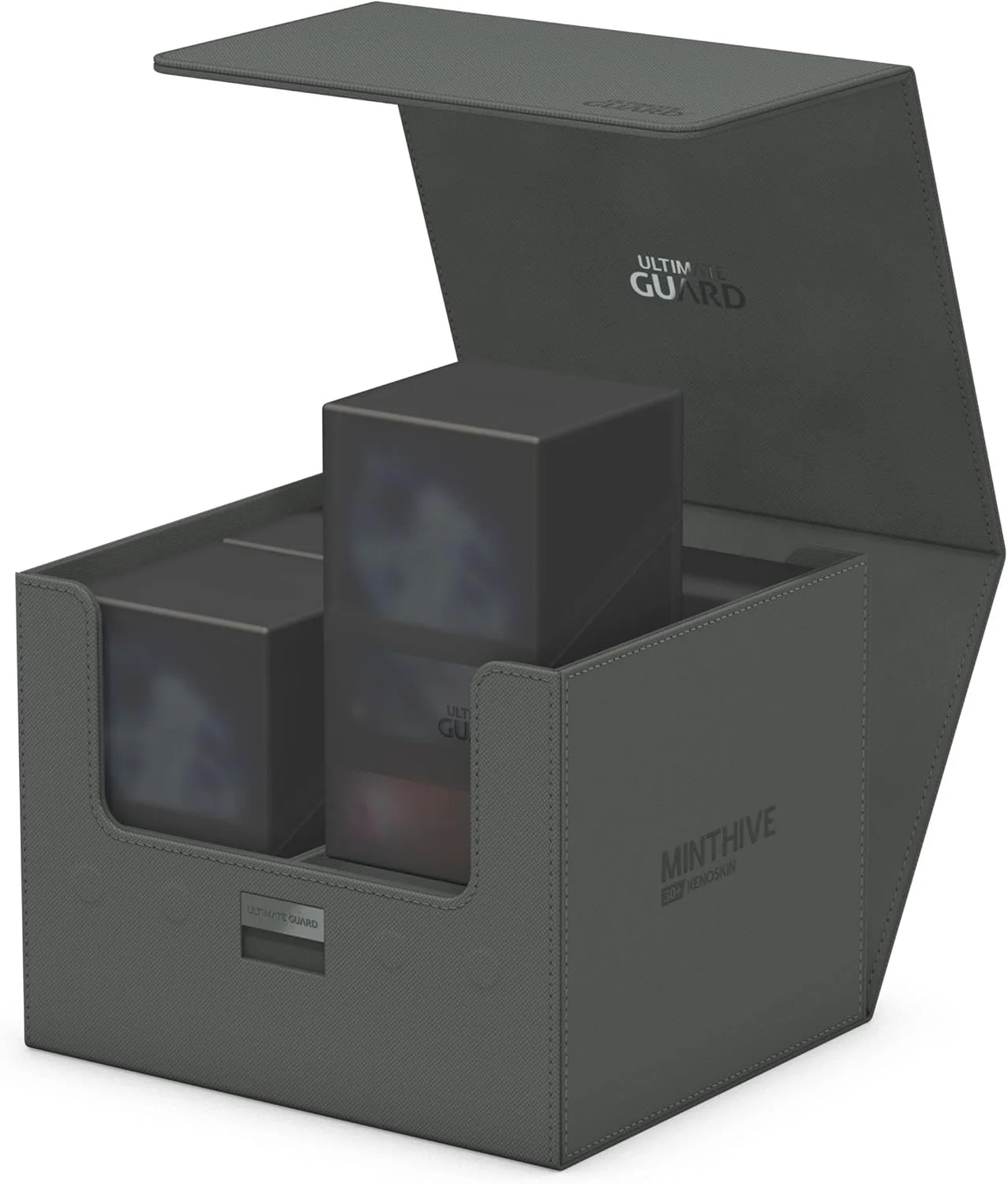 Ultimate Guard UGD011328 Minthive 30+ XenoSkin Grey Card Box, Plain - Image 3
