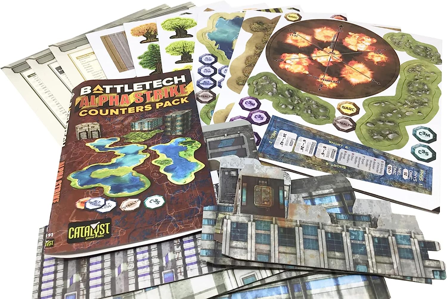 Catalyst Game Labs - BattleTech Counter Pack-Alpha Strike - Miniature Game - English Version - Image 3