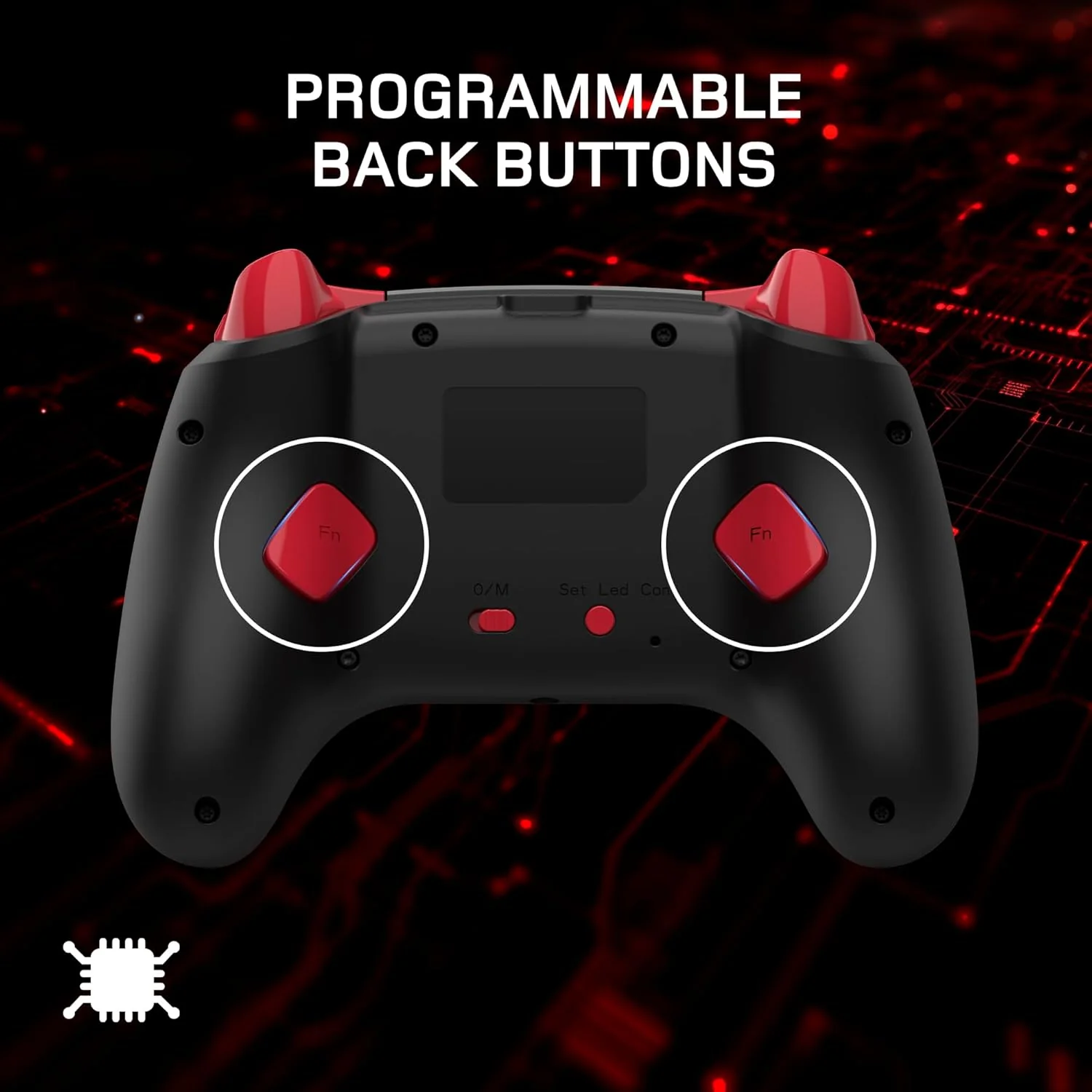 Gioteck WX5+ Doodle - Wireless Controller for Nintendo Switch 2 - Chat Menu Button - Hall Effect Thumbs and Triggers - Customisable RGB - Programmable Back Buttons - Image 3