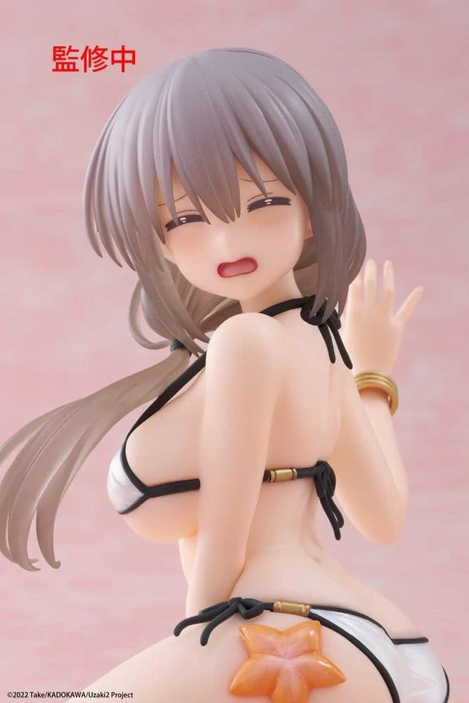 Uzaki-chan Wants to Hang Out! PVC Statue Desktop Cute Figure Tsuki Uzaki (Swimwear Ver.) 13 cm - Image 4