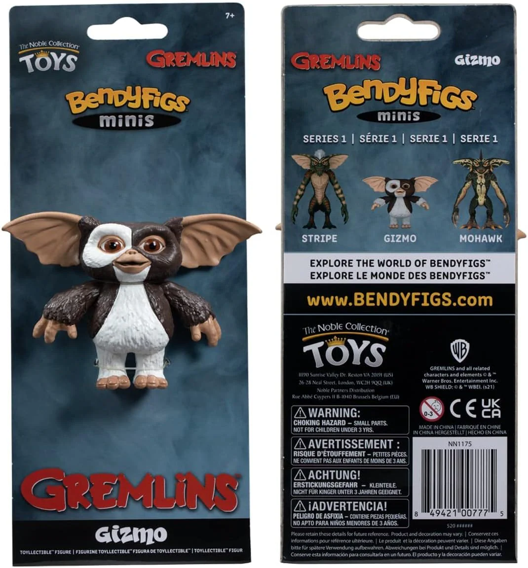 The Noble Collection Gremlins Gizmo Mini Bendyfig - Image 2