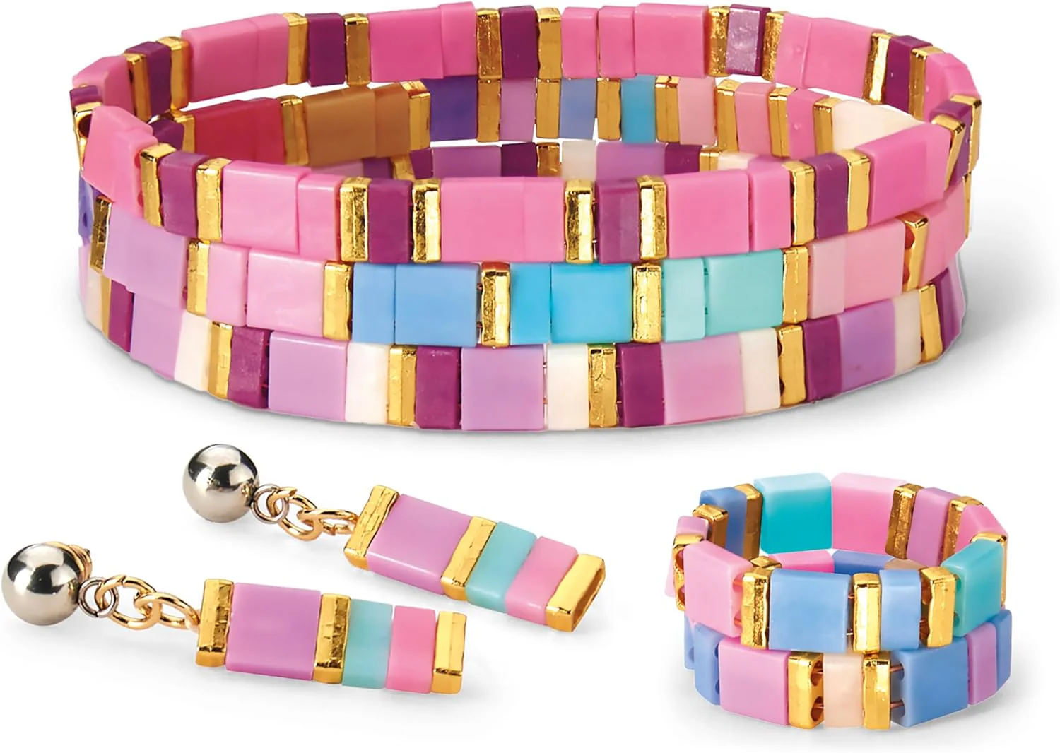 CRA-Z-ART 65606 Shimmer N Sparkle Fashion Studio Machen Sie Ihren eigenen Tila Perlenschmuck für Kinder ab 8 Jahren - Image 3