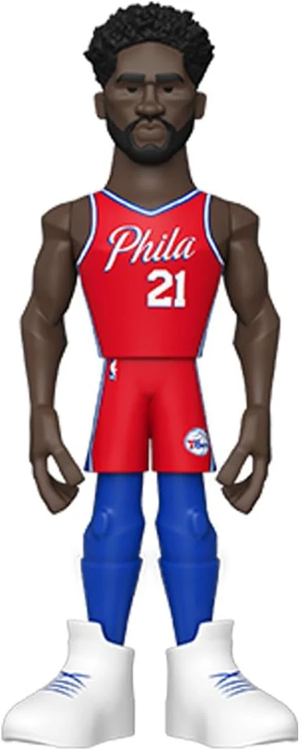 Funko Pop! Gold NBA: Sixers - Joel Embiid 5" with Chase (Styles May Vary) - Image 4