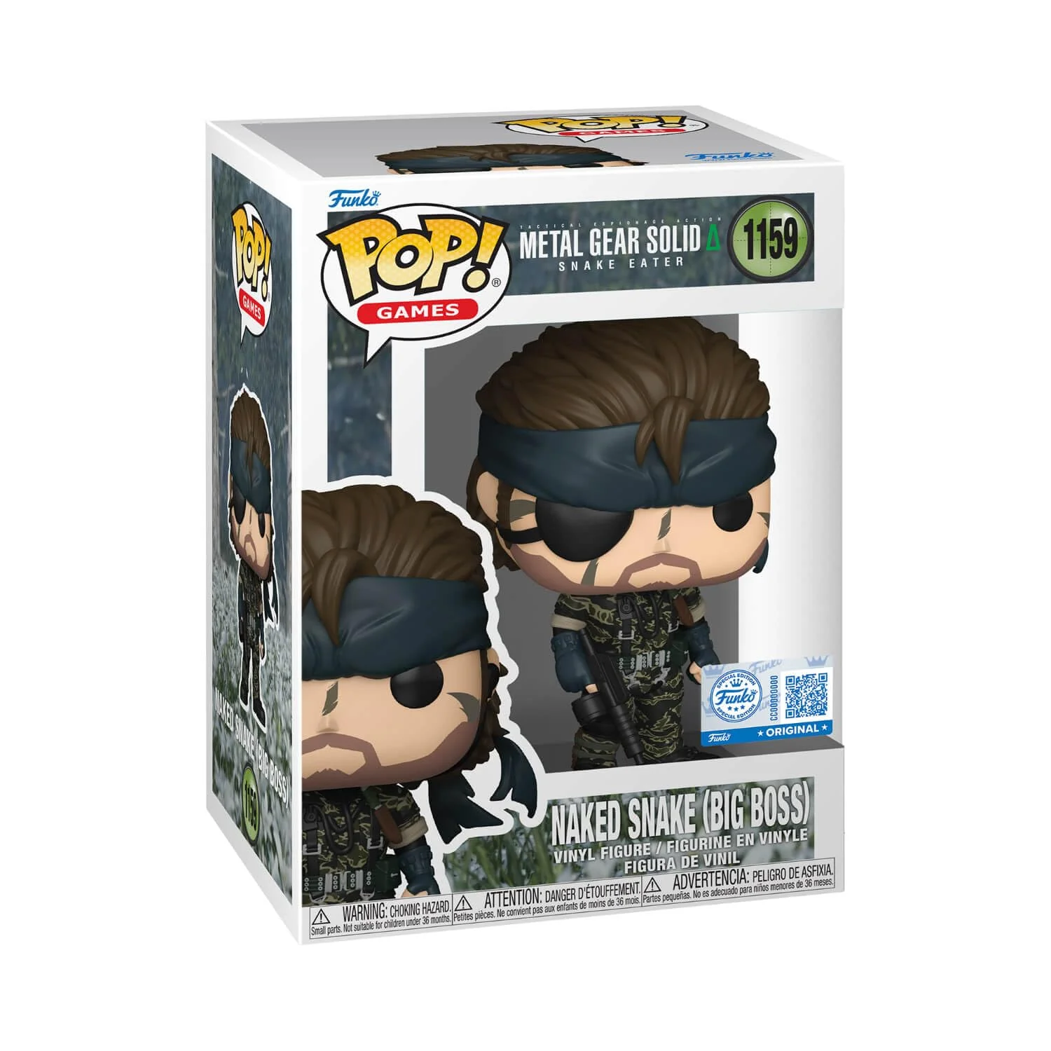Metal Gear POP! Games Vinyl Figure Metal Gear Solid 3- Big Boss heo exclusive 9 cm