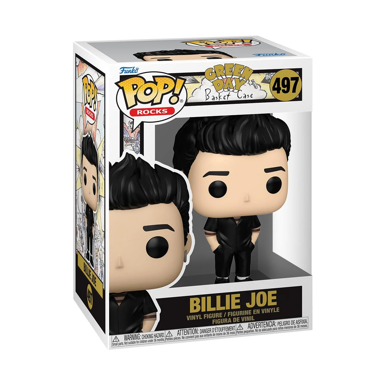 Funko POP! Rocks: Green Day - Billie Joe Armstrong - Basket Case - Figura in vinile da collezione - Idea regalo - Prodotto ufficiale - Giocattoli per bambini e adulti