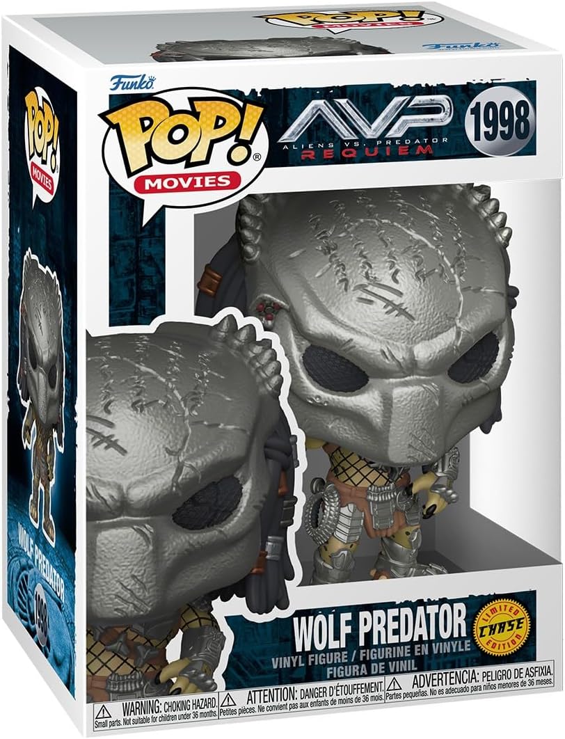Funko POP! Movies: Aliens vs. Predator Requiem - Wolf Predator - 1 in 6 chance of receiving the rare Chase variant - Styles may vary - Collectable Vinyl Figure - Gift Idea - Official Merchandise - Image 3