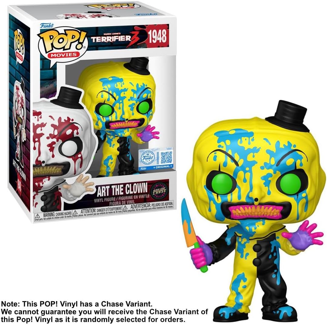 Funko Pop! Movies: Terrifier 3 - Art The Clown (Bloody)* (Special Edition) #1948 Vinyl Figure - Image 3