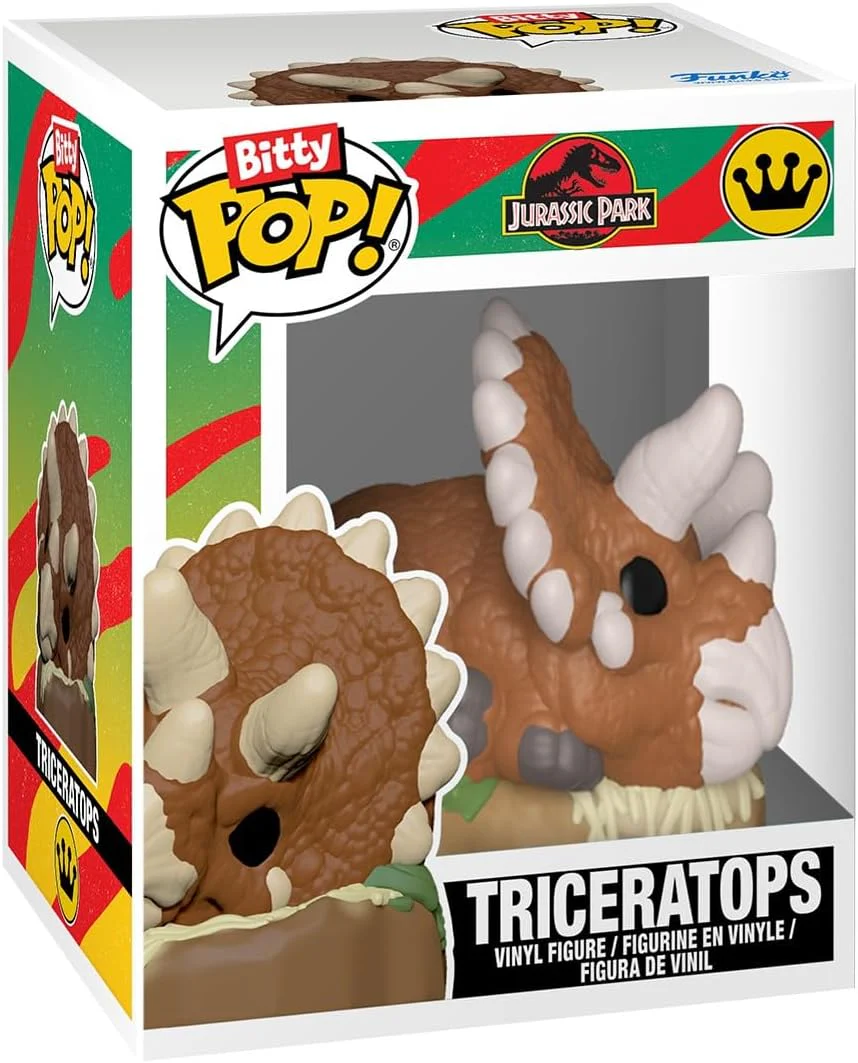Funko Bitty Pop! 4 Pack: Jurassic Park - Ellie Sattler, Ian Malcolm, Triceratops, Brachiosaurus - 1 in 6 Chance of Receiving The Rare Chase Variant - Styles May Vary - 0,9 Pouce (2,2 cm - Image 5