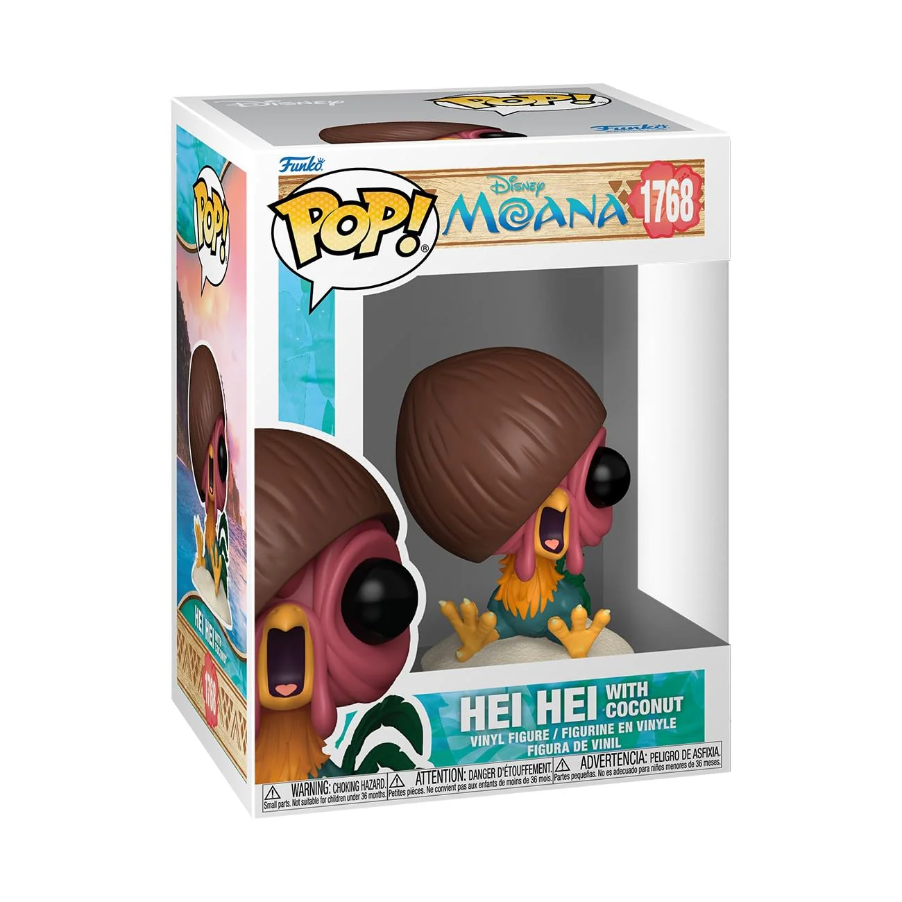 Funko POP! Disney: Moana - Hei Hei with Coconut - Collectable Vinyl Figure - Gift Idea - Official Merchandise - Toys For Kids & Adults - Model Figure for Collectors and Display