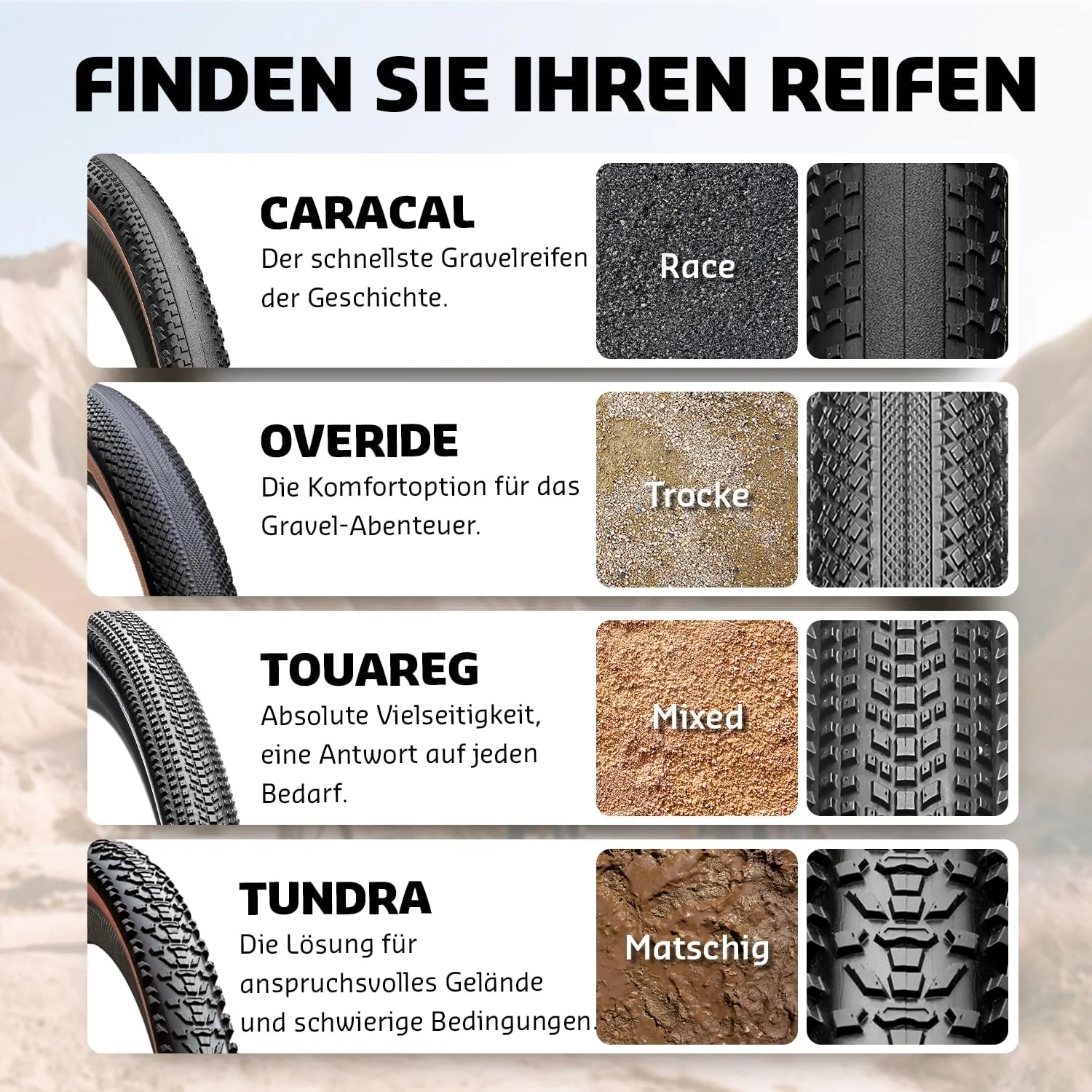 Caracal Race Gridskin TR (Black, 700 x 50, TR, FB, MT3) - Image 3