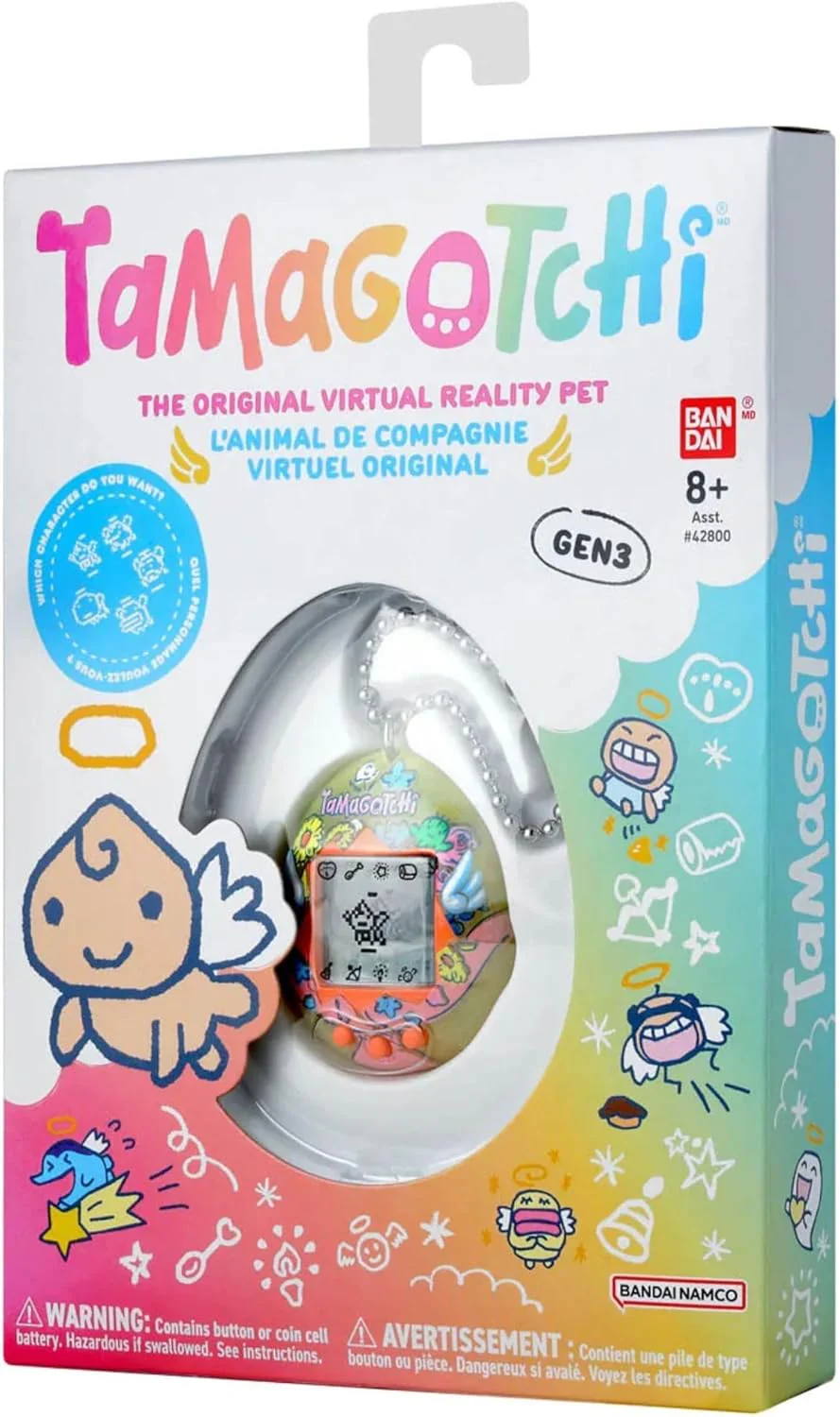 TAMAGOTCHI Bandai Original Angel Flower Bouquet Digital Pet | Nurture And Raise The Original Electronic Pet Japanese Kids Toys For Girls And Boys Make Great 90s Retro Gifts - Image 5