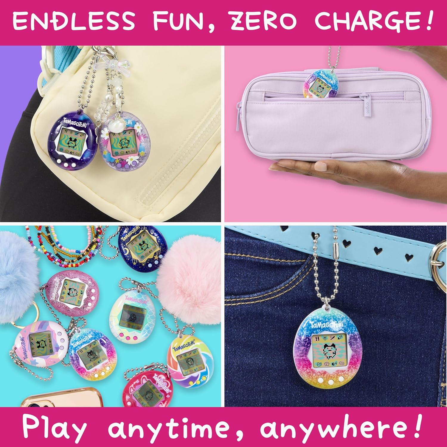TAMAGOTCHI Bandai Original Angel Carousel Digital Pet | Nurture And Raise The Original Electronic Pet Japanese Kids Toys For Girls And Boys Make Great 90s Retro Gifts - Image 3