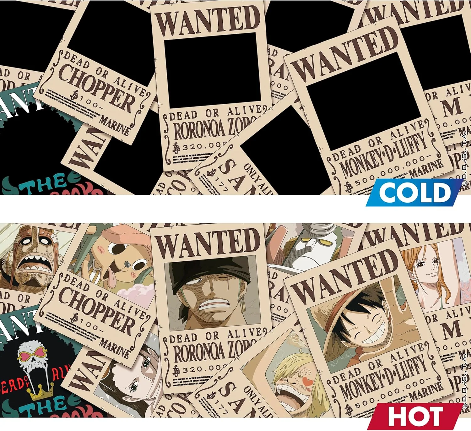 ONE PIECE - Mug Heat Change - 460 ml - Wanted - cardboard box: - Image 3