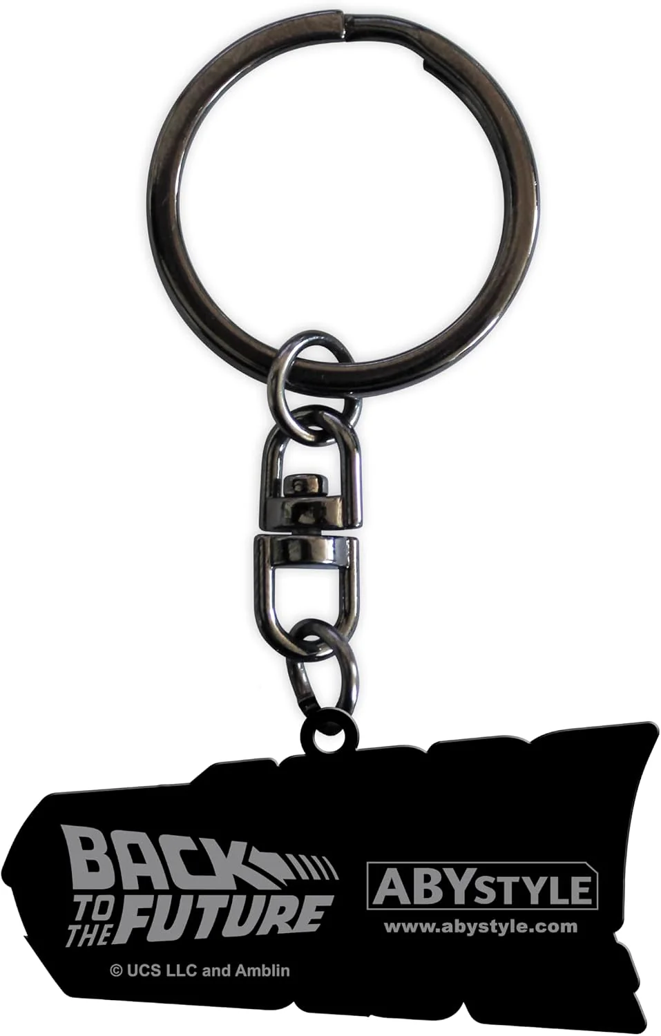 ABYSTYLE Back To The Future Logo Metal Keychain | Back To The Future Keyring | Metal Keyring | Back To The Future Merchandise | Back To The Future Gifts - Image 2