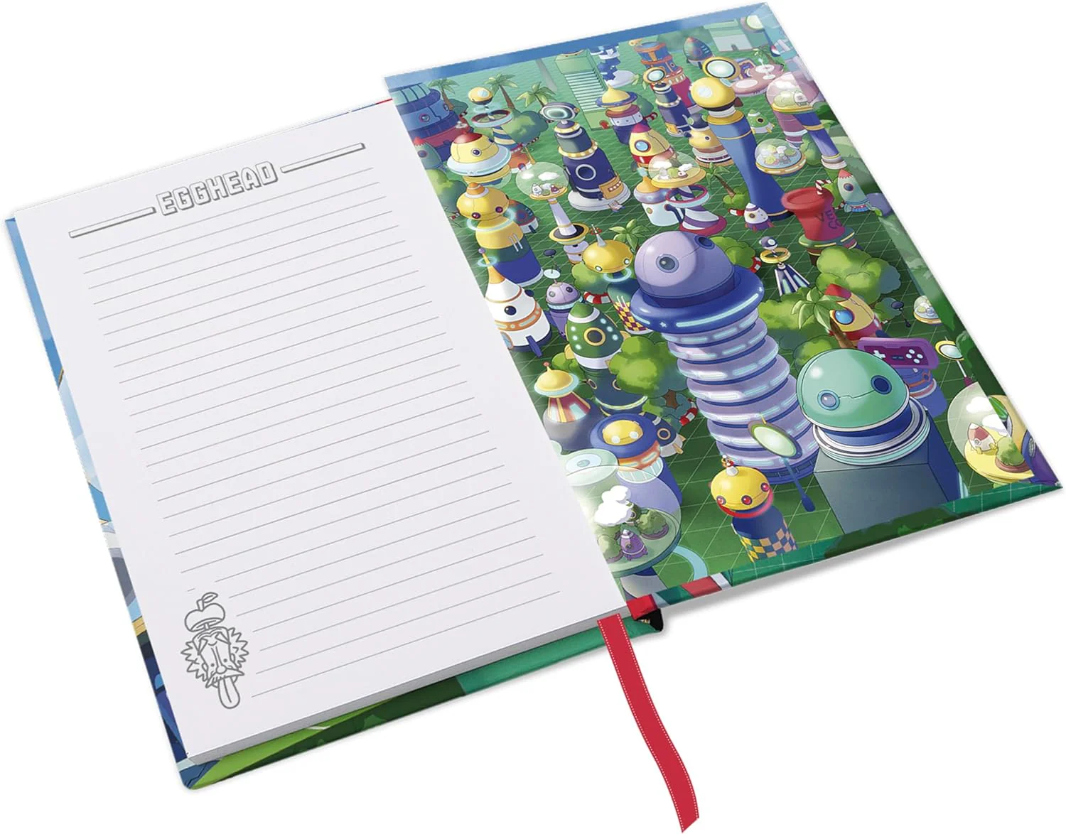 ABYSTYLE ONE PIECE Egghead A5 Notebook - Official Merchandise - A5 Size - Hardcover - Ruled Pages - Futuristic Arc Design - Image 2
