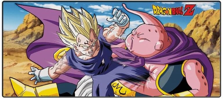 ABYSTYLE Dragon Ball Z Buu vs Majin Vegeta XXL Mouse Mat – Official Product – Large Size – Non-Slip Base - Image 3