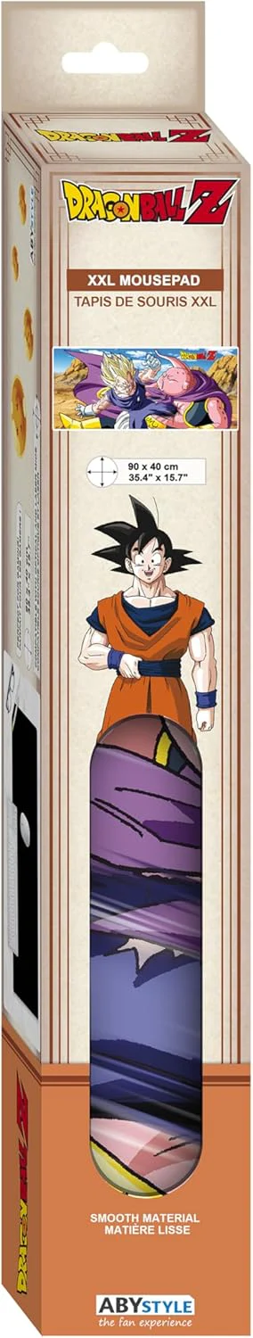 ABYSTYLE Dragon Ball Z Buu vs Majin Vegeta XXL Mouse Mat – Official Product – Large Size – Non-Slip Base - Image 4