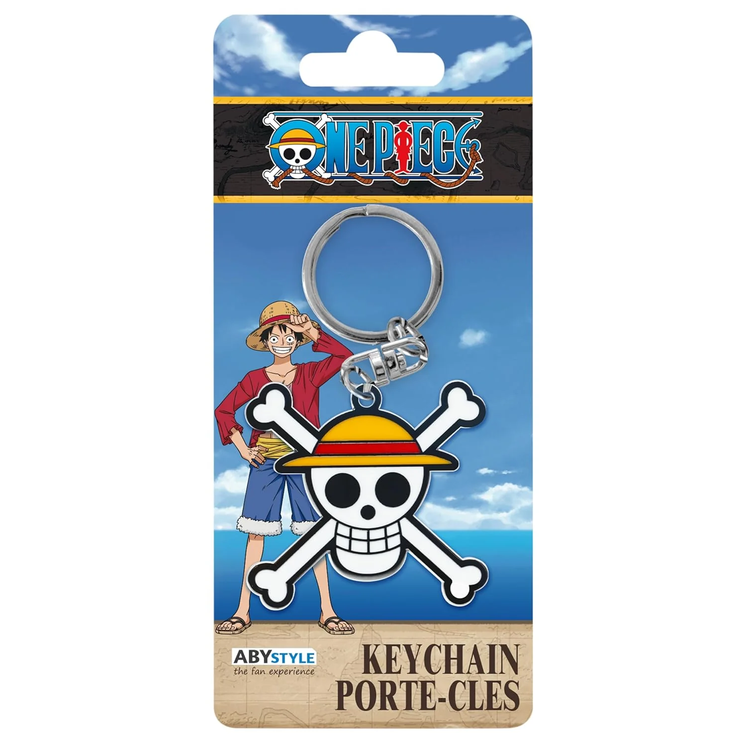 Abysse: One Piece - Skull Luffy Metal Keychain (Abykey646) - Image 2